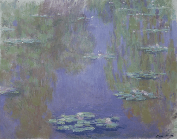 Ninfee 1903 – Claude Monet "Les Nymphéas" di Claude Monet 85x75