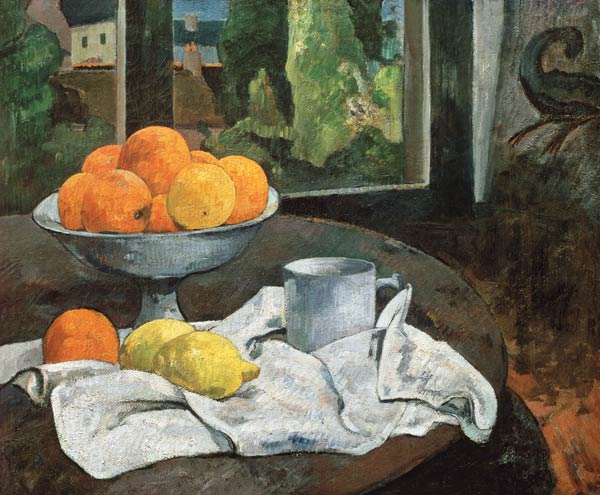 Arance e limoni con vista – Paul Gauguin Paul Gauguin 85x75