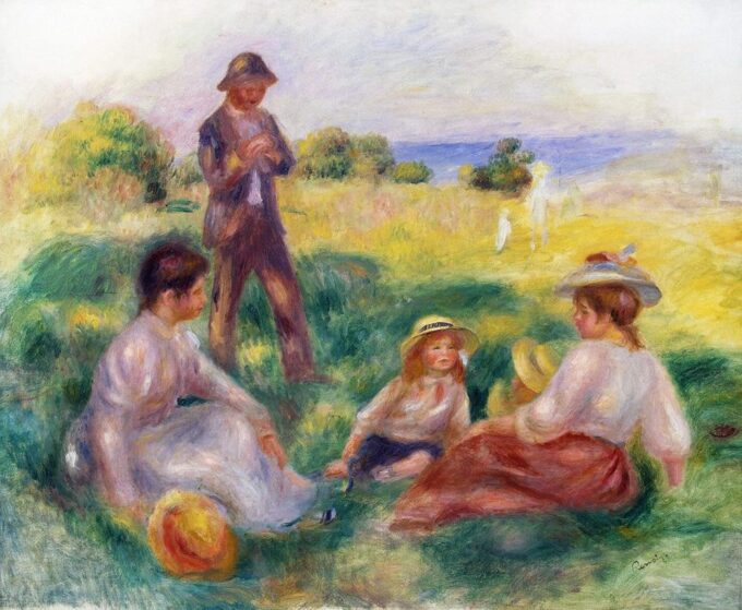 Festa in campagna a Berneval – Pierre-Auguste Renoir Pierre-Auguste Renoir 85x75