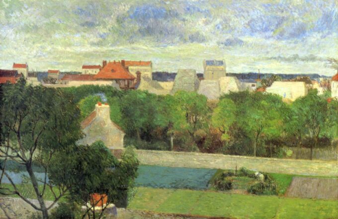 I Giardini del Mercato di Vaugirard – Paul Gauguin Paul Gauguin 105x70