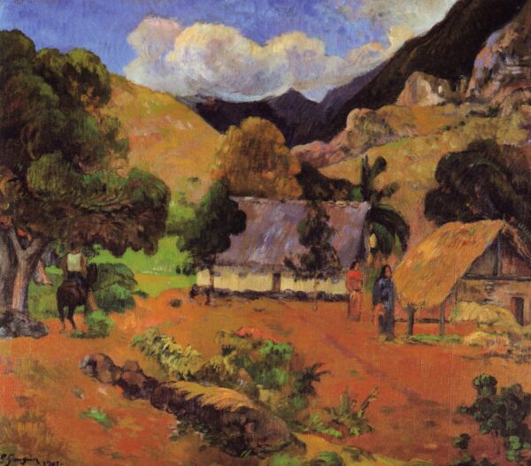 Paesaggio con tre persone – Paul Gauguin Paul Gauguin 70x70