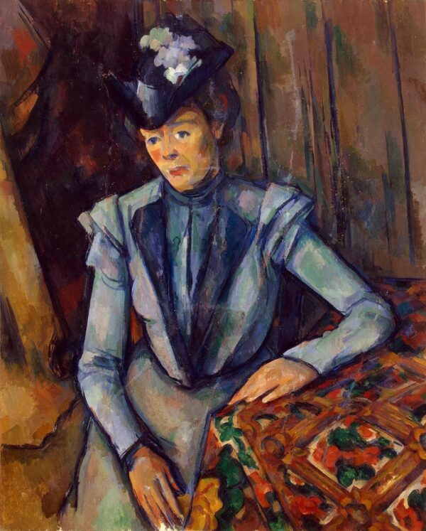 Ritratto di signora in blu – Paul Cézanne Paul Cézanne 70x85