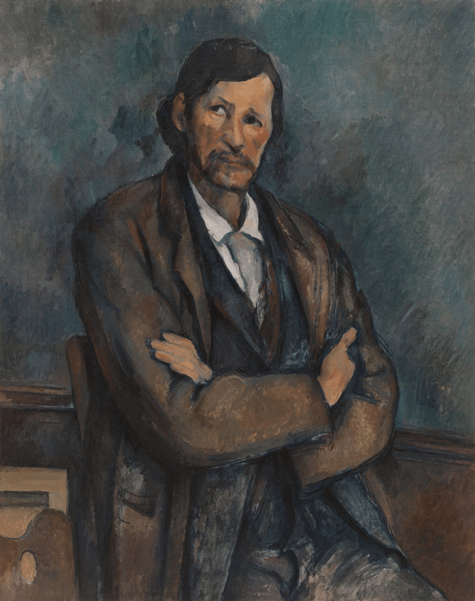 Uomo con le braccia incrociate – Paul Cézanne Paul Cézanne 70x85