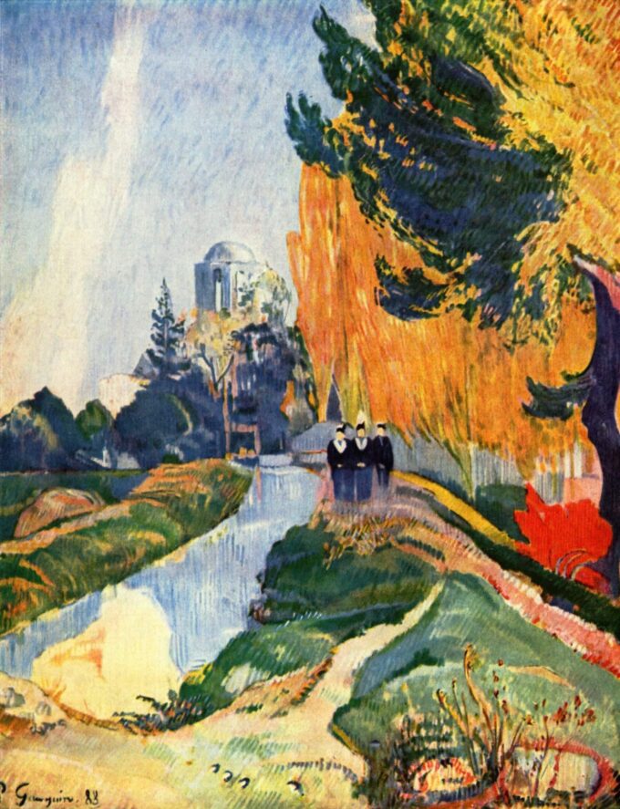 Les Alyscamps – Paul Gauguin Paul Gauguin 70x85