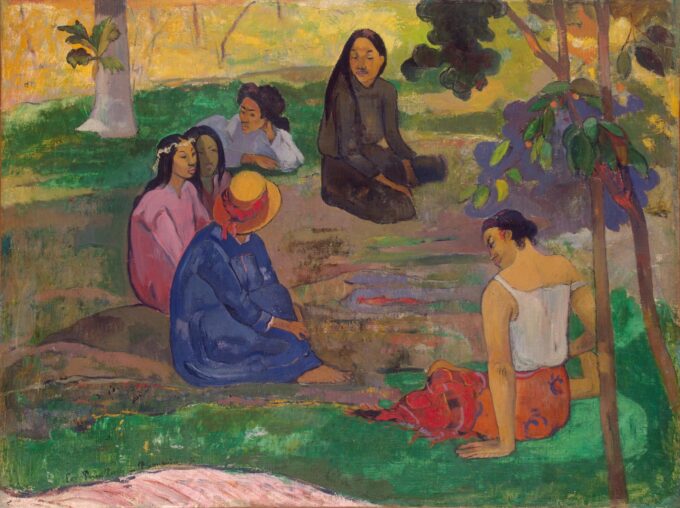 Conversazione – Paul Gauguin Paul Gauguin 85x75