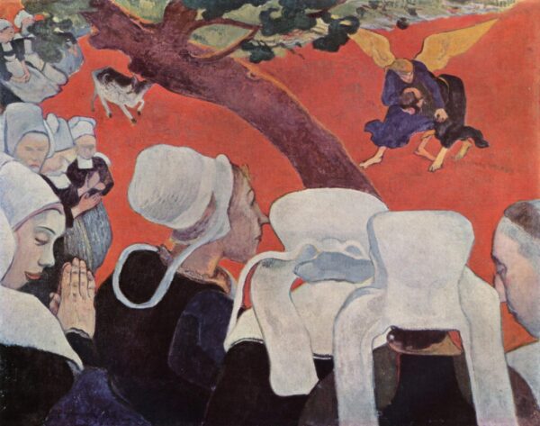 Visione dopo il sermone – Paul Gauguin Paul Gauguin 85x75