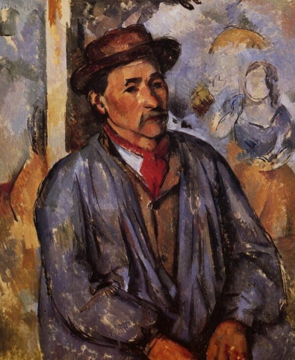 Contadino nella camicia blu – Paul Cézanne Paul Cézanne 70x85