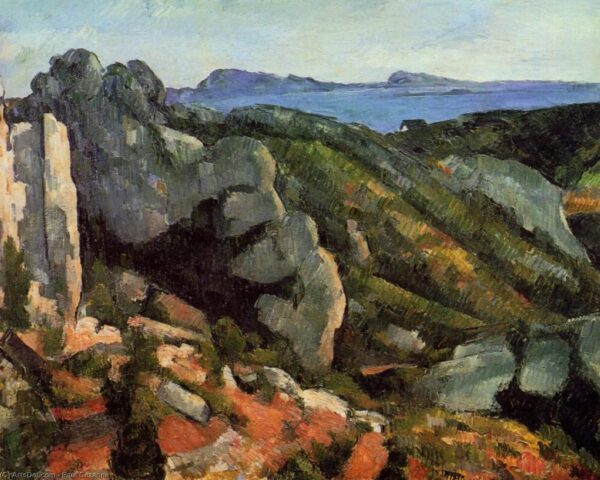 Rocce all’Estaque – Paul Cézanne Paul Cézanne 85x75