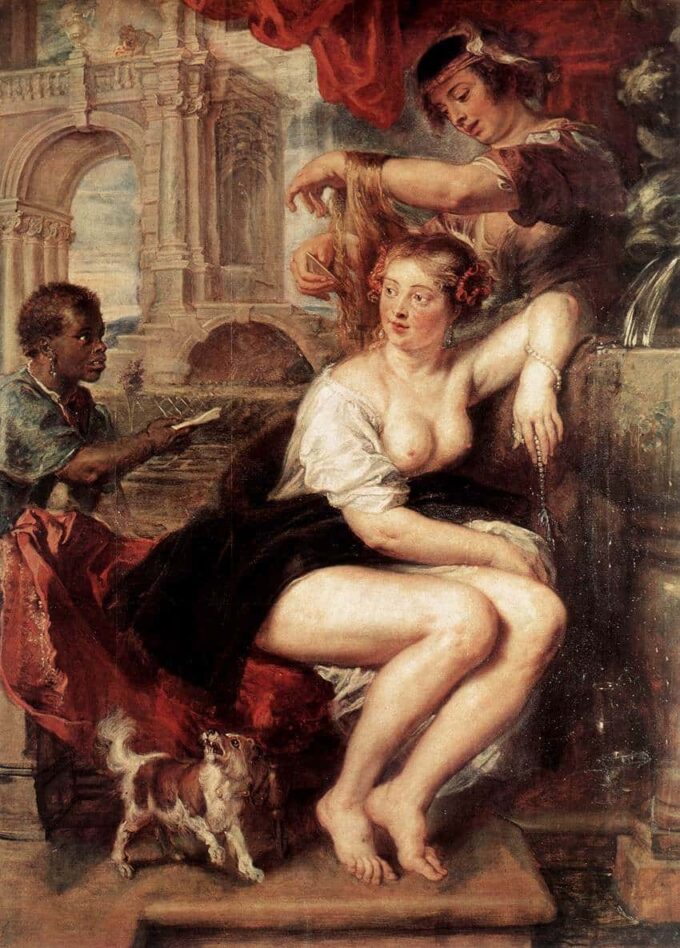 Bathseba al pozzo – Peter Paul Rubens Peter Paul Rubens 70x105