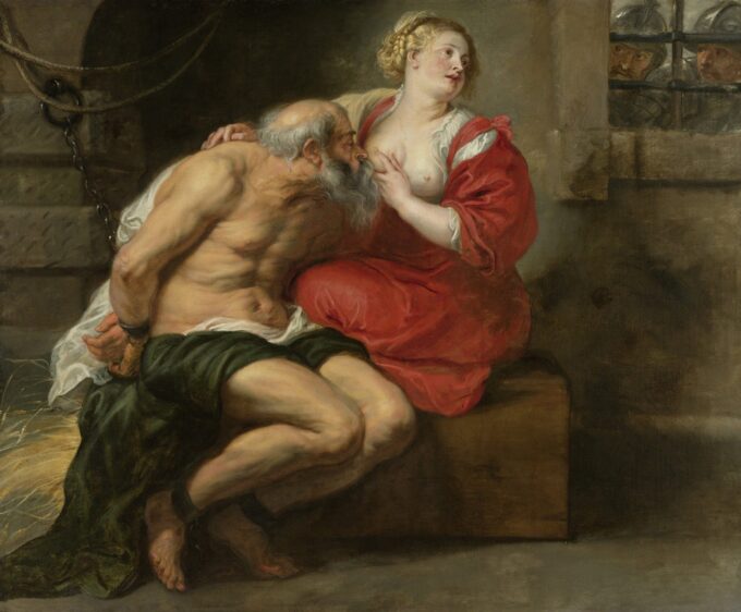 Cimon e Pero: Carità Romana – Peter Paul Rubens Peter Paul Rubens 85x75