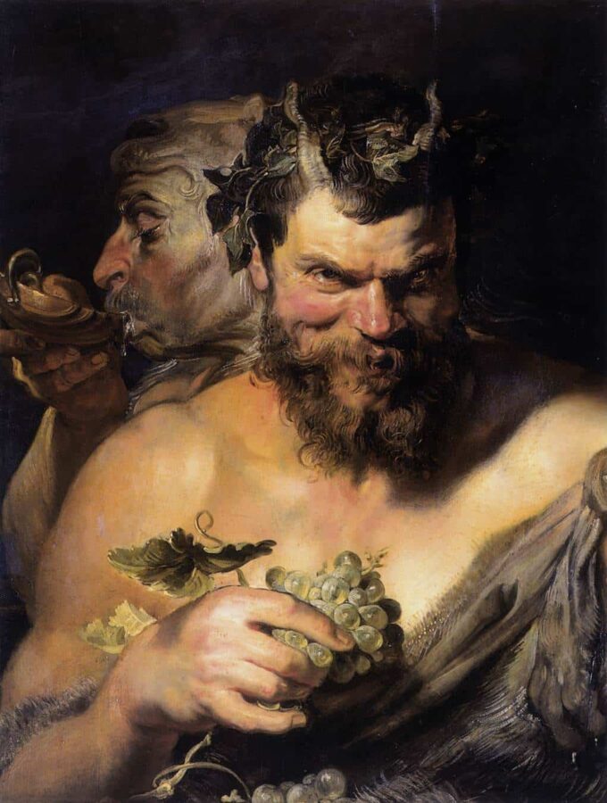 Due Satiri – Peter Paul Rubens Peter Paul Rubens 70x85