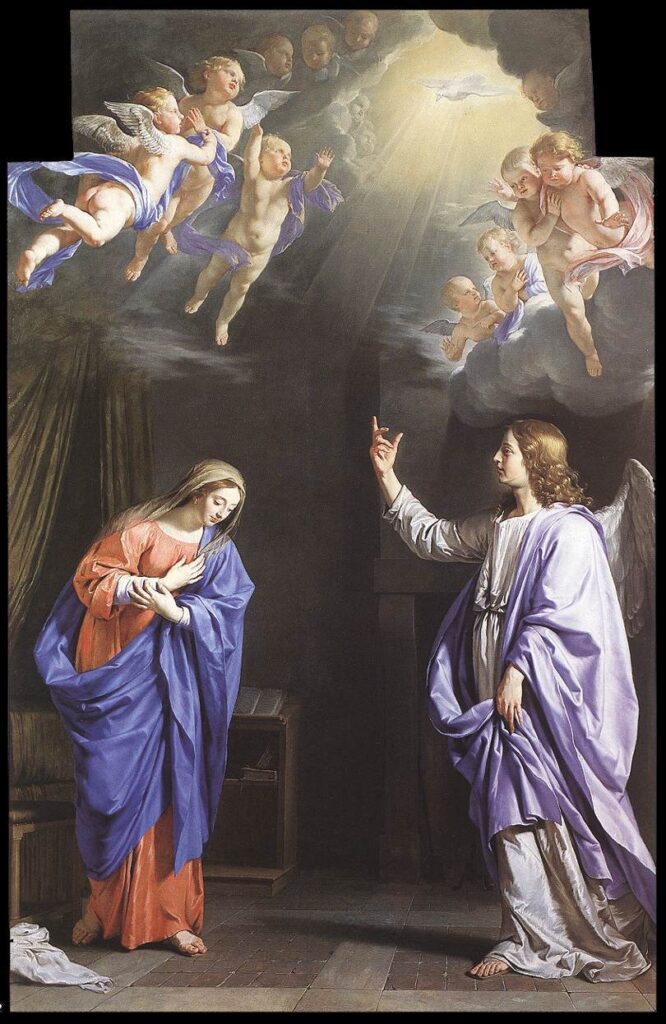 L’Annunciazione – Philippe de Champaigne Philippe de Champaigne 70x105