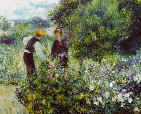 Raccogliere fiori 1875 – Pierre-Auguste Renoir Pierre-Auguste Renoir 85x75