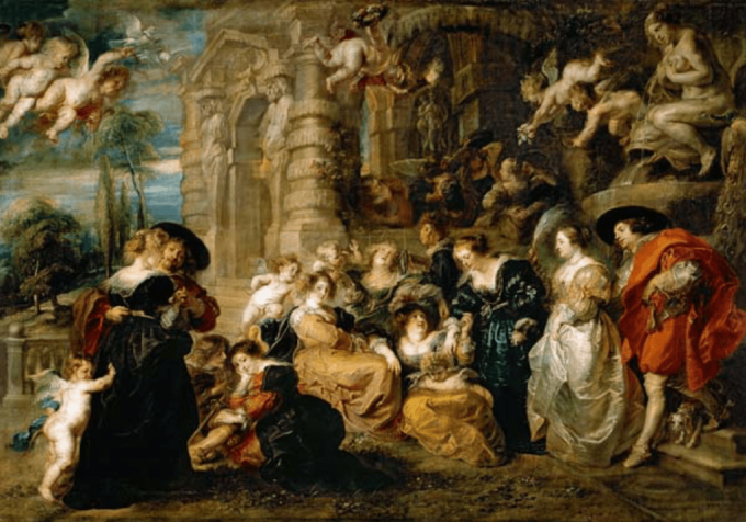 Il giardino dell’amore – Peter Paul Rubens Peter Paul Rubens 105x70