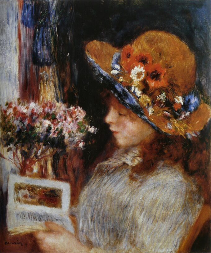 Ragazza che legge – Pierre-Auguste Renoir Pierre-Auguste Renoir 70x85