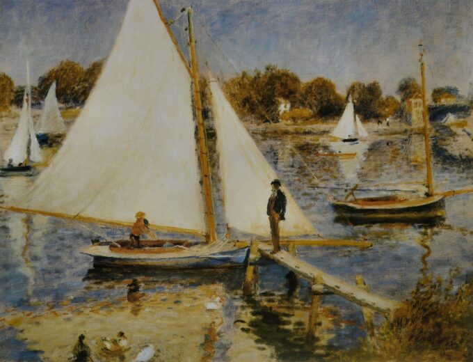 La Senna ad Argenteuil – Pierre-Auguste Renoir Pierre-Auguste Renoir 85x75