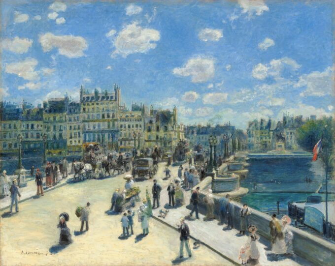 Il Pont-Neuf – Pierre-Auguste Renoir Pierre-Auguste Renoir 85x75