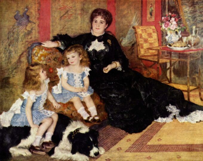 Madame Charpentier e i suoi figli – Pierre-Auguste Renoir Pierre-Auguste Renoir 85x75