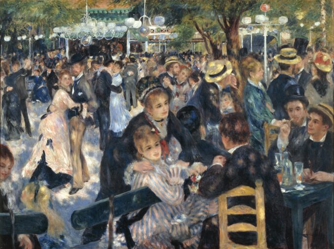 Il Ballo del Moulin de la Galette – Pierre-Auguste Renoir Pierre-Auguste Renoir 85x75