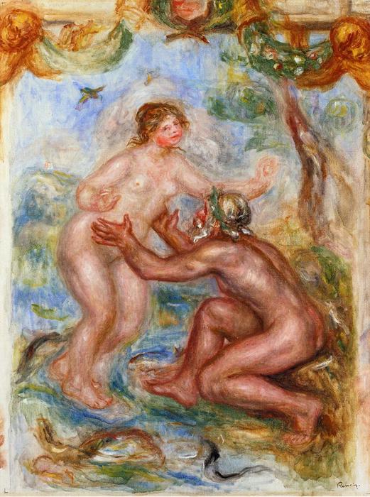 La Saône che si getta tra le braccia del Rodano – Pierre-Auguste Renoir Pierre-Auguste Renoir 70x85