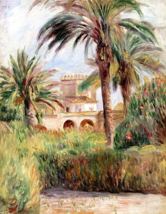 Il giardino d’essai ad Algeri – Pierre-Auguste Renoir Pierre-Auguste Renoir 70x85