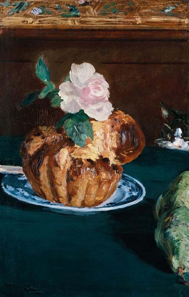 Natura morta con brioche – Edouard Manet Édouard Manet 70x105