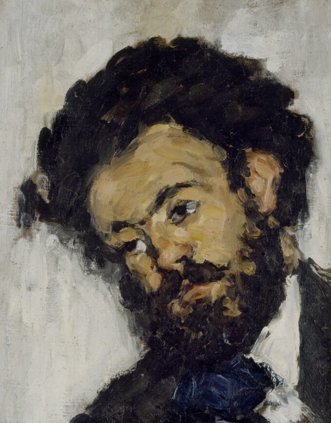 Fortuné Marion (testa nera) – Paul Cézanne Paul Cézanne 70x85