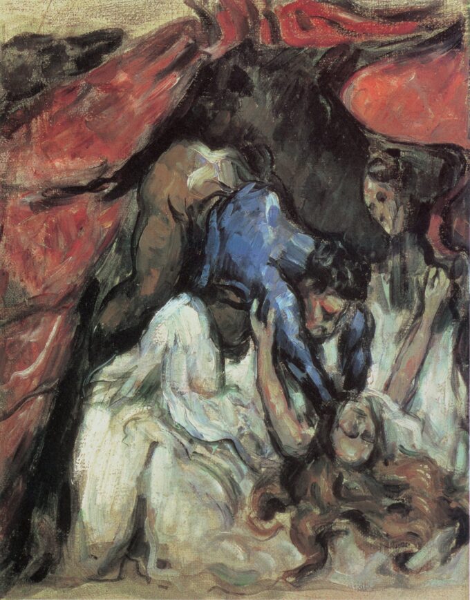 La donna strangolata – Paul Cézanne Paul Cézanne 70x85