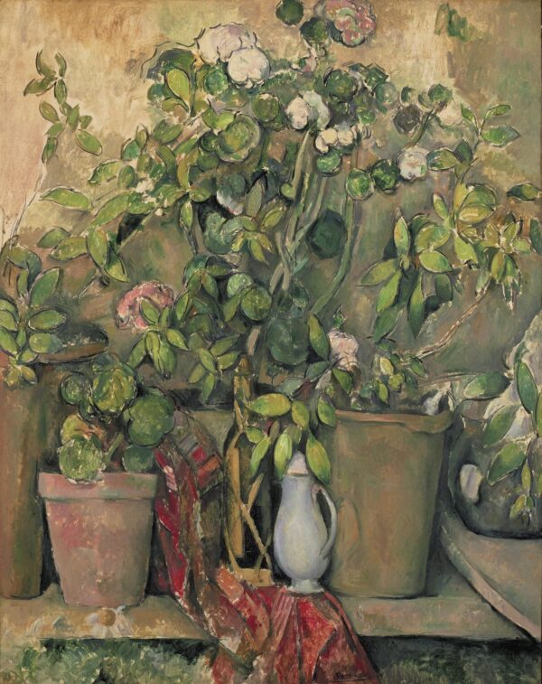 Vasi in terracotta e fiori – Paul Cézanne Paul Cézanne 70x85