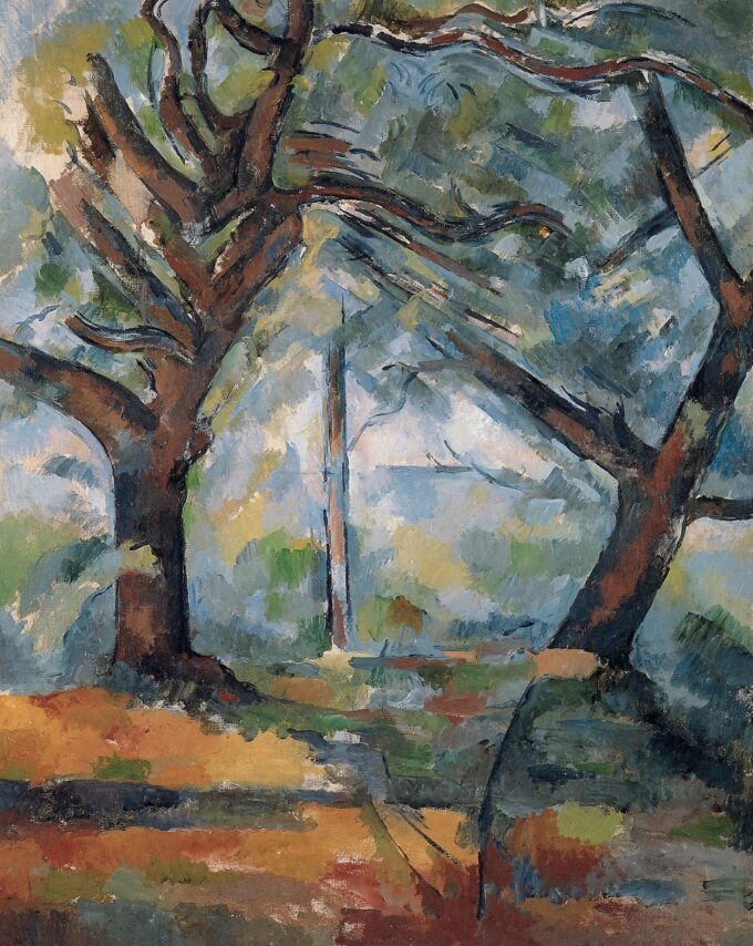 Grandi alberi – Paul Cézanne Paul Cézanne 70x85