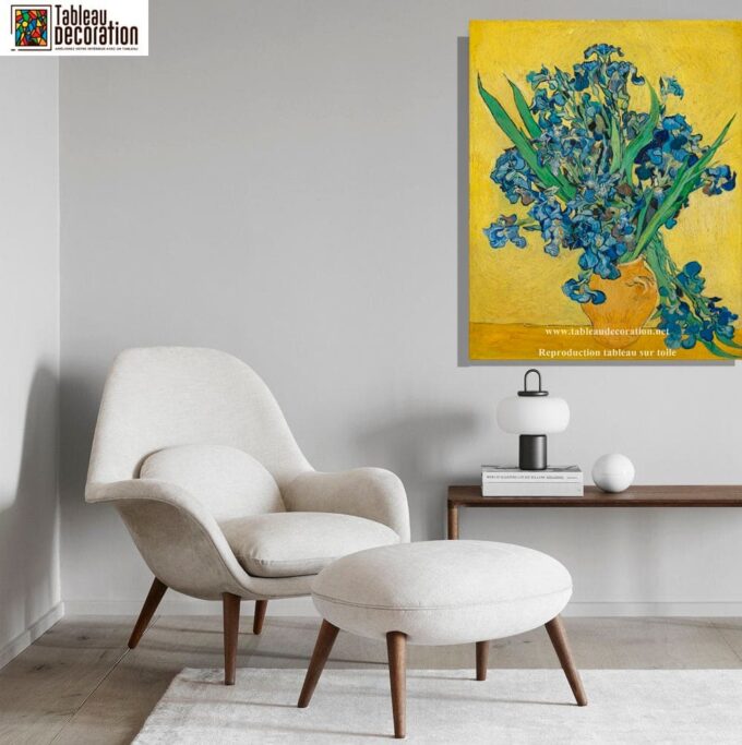 Gli Iris gialli (Vaso con iris) – Van Gogh Quadri Popolari 70x85 5