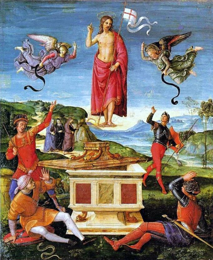 La Resurrezione di Cristo – Raffaello (pittore) Raffaello Sanzio 70x85