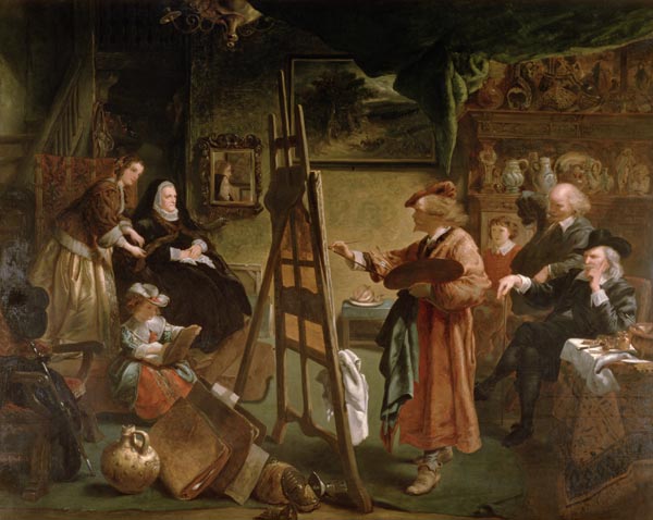 Rembrandt nel suo atelier – Rembrandt van Rijn Rembrandt van Rijn 85x75