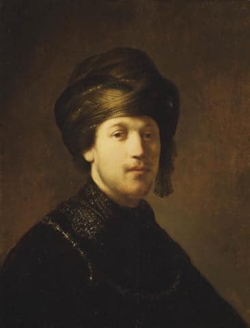 Giovane Orientale – Rembrandt van Rijn Rembrandt van Rijn 70x85