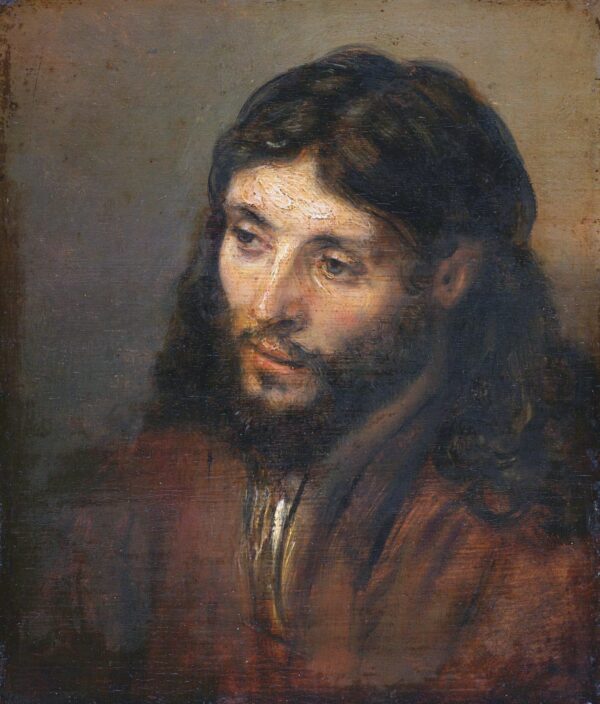 Testa di Cristo – Rembrandt van Rijn Rembrandt van Rijn 70x85