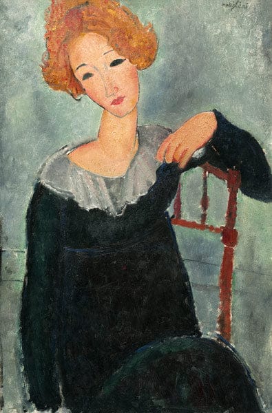 Femminile rossa 1917 – Amedeo Modigliani Amedeo Modigliani 70x105