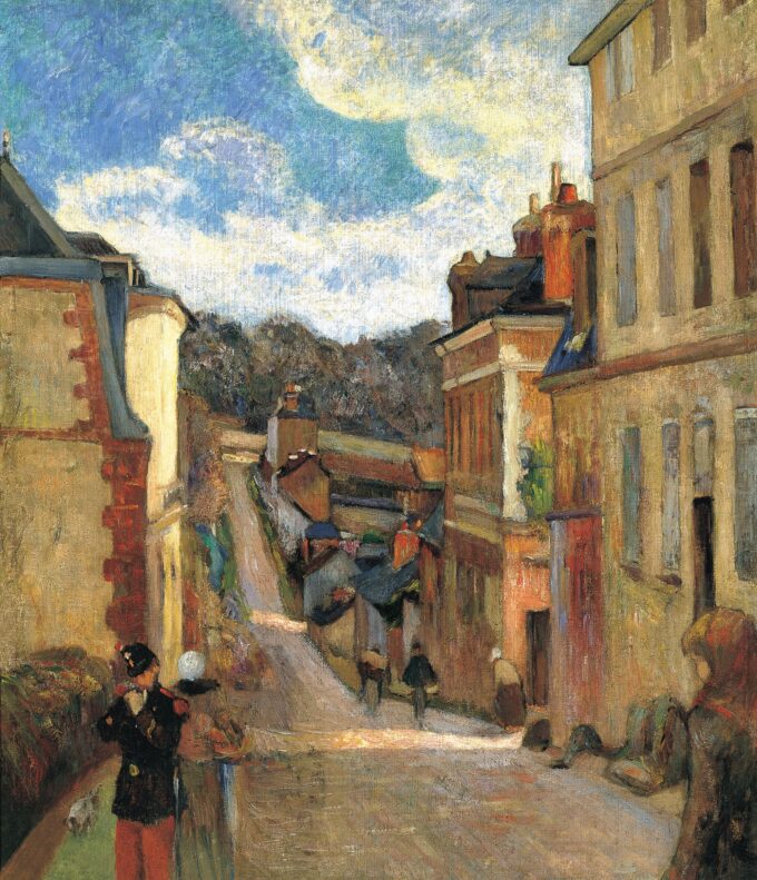 La rue Jouvenet a Rouen – Paul Gauguin Paul Gauguin 70x85