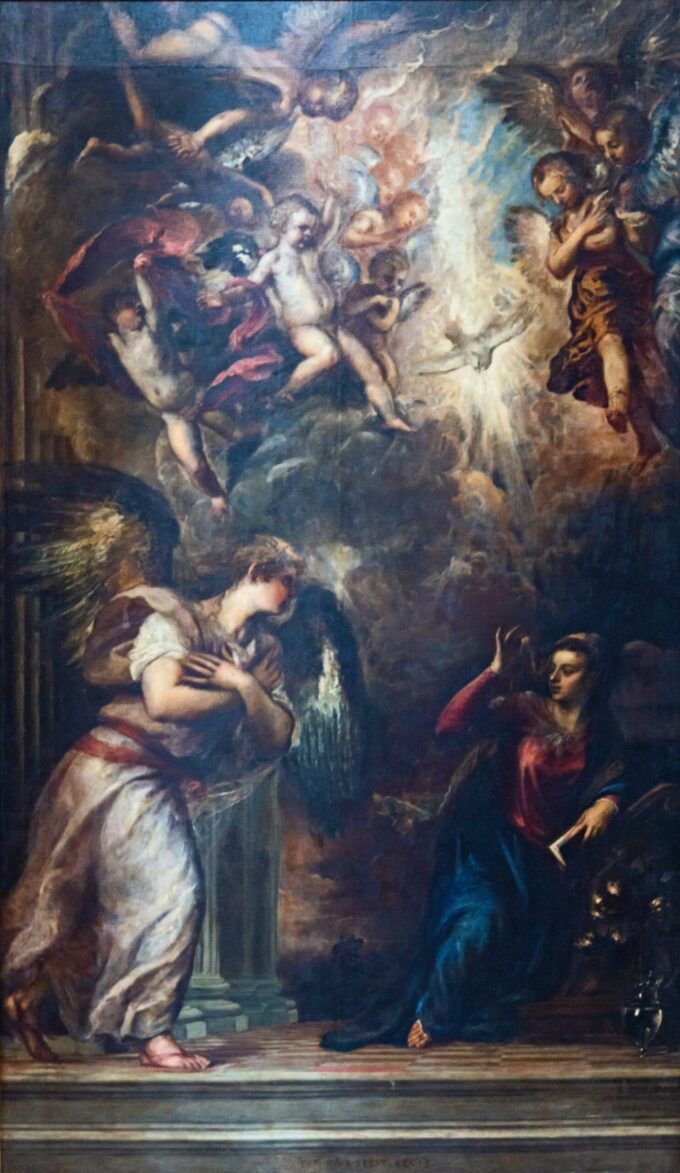 Annunciazione del Signore – Tiziano Tiziano Vecellio 70x120