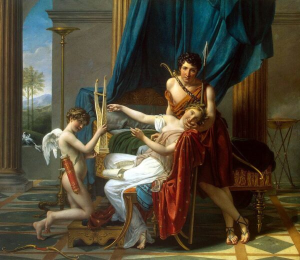 Sappho e Phaon – Jacques-Louis David Jacques-Louis David 70x85