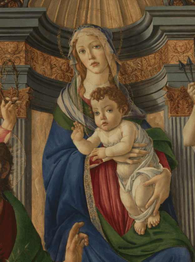 Maria con un bambino – Sandro Botticelli Sandro Botticelli 70x85