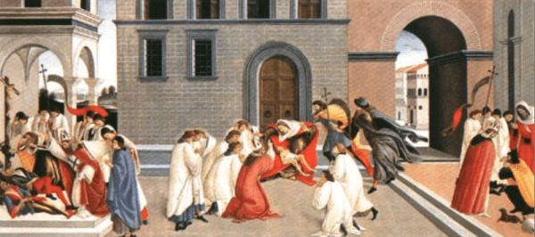 Tre miracoli di San Zenobio – Sandro Botticelli Sandro Botticelli 160x70