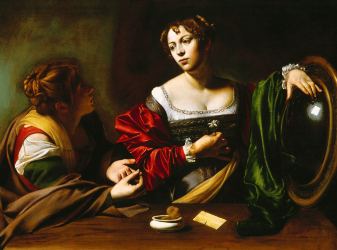 Marthe e Maria Maddalena – Caravaggio Caravaggio 85x75