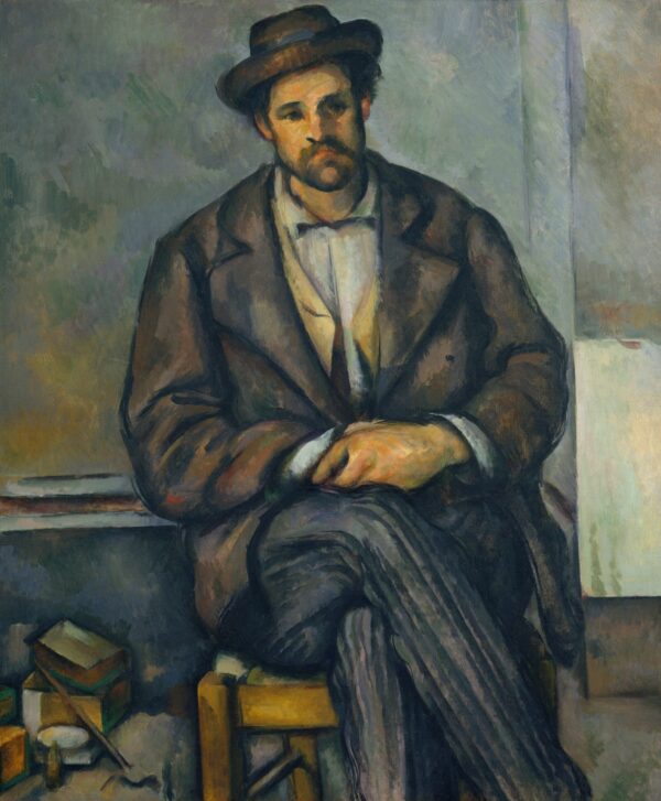 Contadino seduto – Paul Cézanne Paul Cézanne 70x85