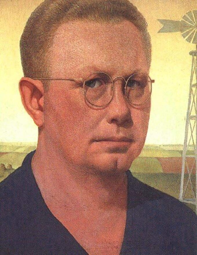 Autoritratto – Grant Wood Grant Wood 70x85