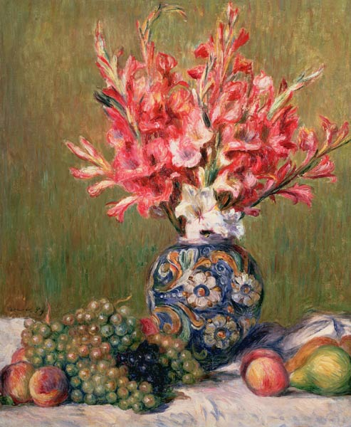 Natura morta di frutti e fiori – Pierre-Auguste Renoir Pierre-Auguste Renoir 70x85