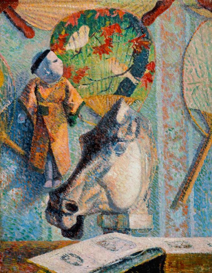 Natura morta con una testa di cavallo – Paul Gauguin Paul Gauguin 70x85