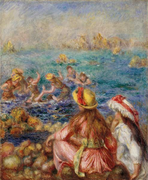 I bagnanti di Pierre-Auguste Renoir Pierre-Auguste Renoir 70x85