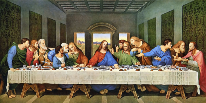 La Cena – Leonardo da Vinci Léonard da Vinci 140x70