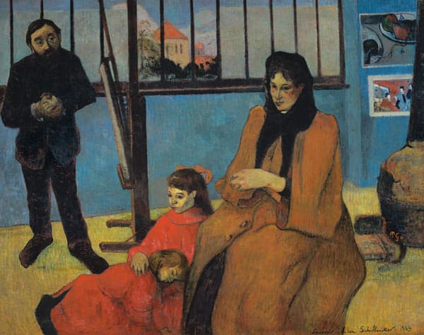 La famiglia Schuffenecker o l’atelier Schuffenecker – Paul Gauguin Paul Gauguin 85x75