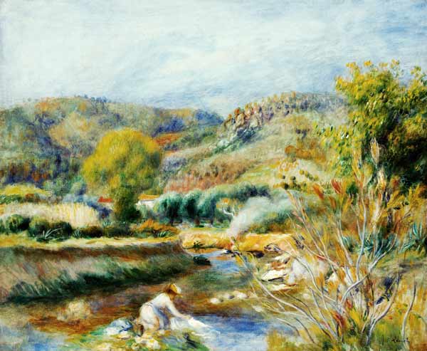 La lavandaia – Pierre-Auguste Renoir Pierre-Auguste Renoir 85x75